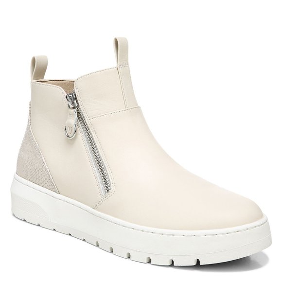 Vionic Shoes - Vionic Womens Brinkely Leather Fashion Sneakers Ivory